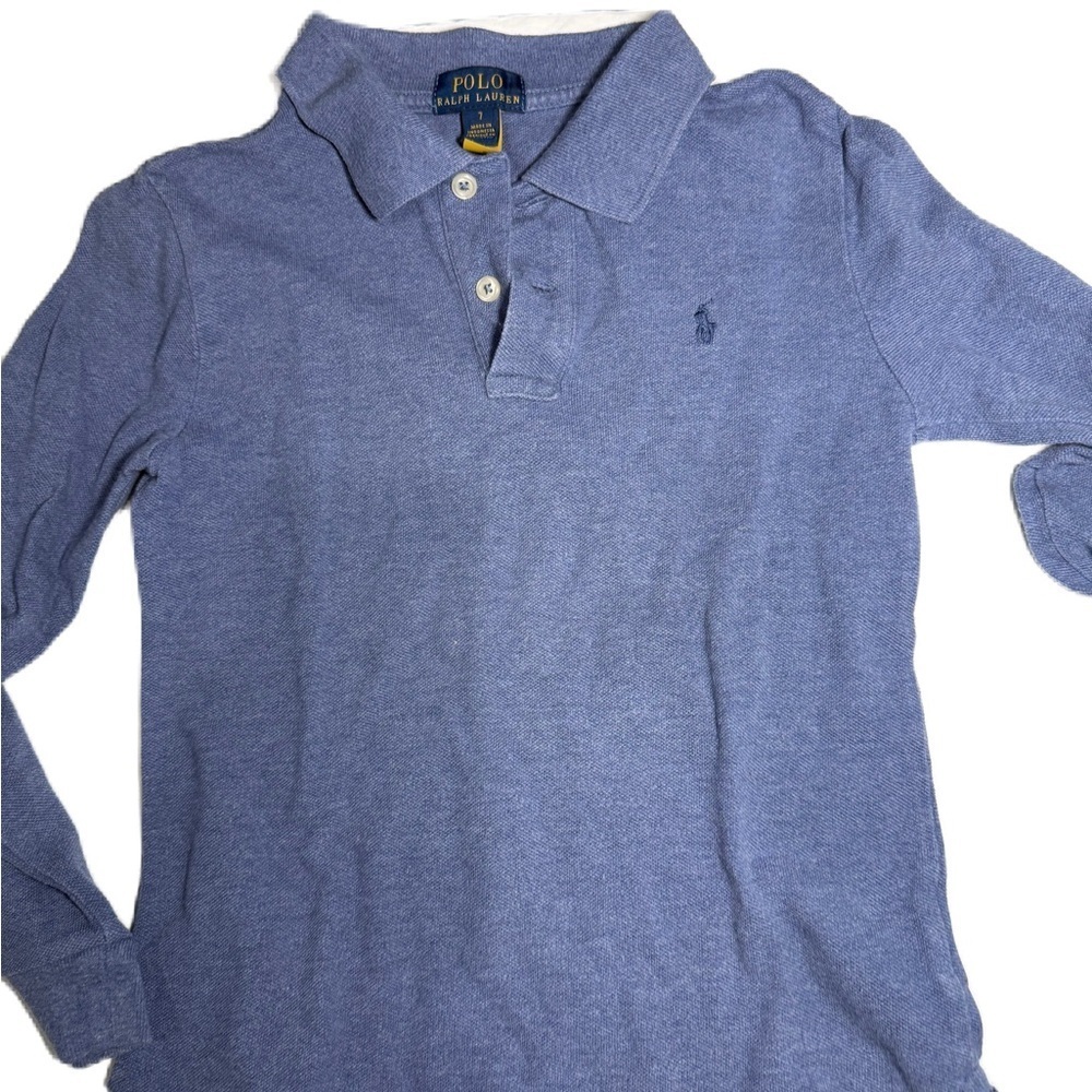 Polo by Ralph Lauren Kids Blue Long Sleeve Polo Shirt